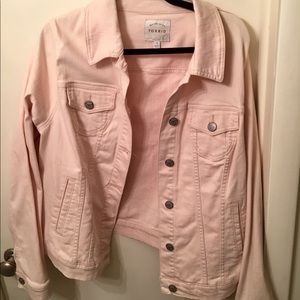 Torrid Pink Jeans Jacket